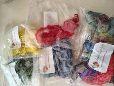 Dyed Curly Wool, Curly Locks -