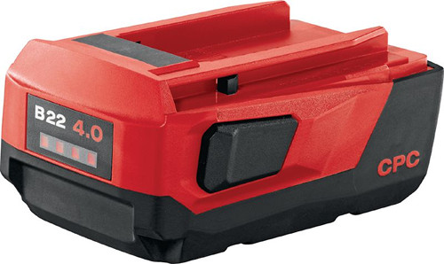 Hilti b22 0ah - 4.0ah, li-ion
