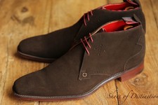 Jeffery West Dashwood Brown Suede Chukka Boots Men's UK 8 US 9 EU 42