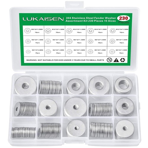 Durable 230 piece - 230-piece, stainless