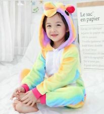 Adult/Child Unicorn Unisex Kigurumi Animal Cosplay Costume 1Onesie Pyjama UK