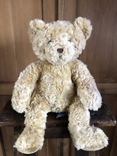 Light brown traditional style teddy bear from THE BEAR FACTORY 40cm