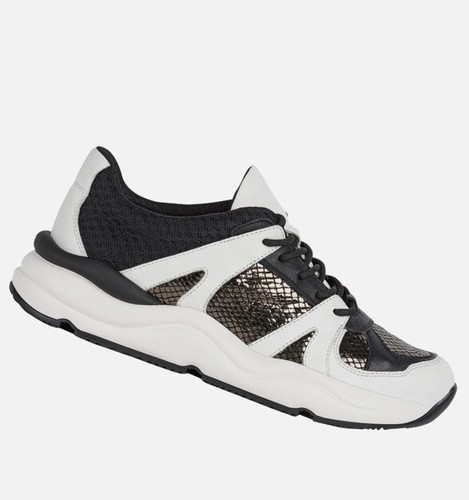 Geox women white snake print - geox,