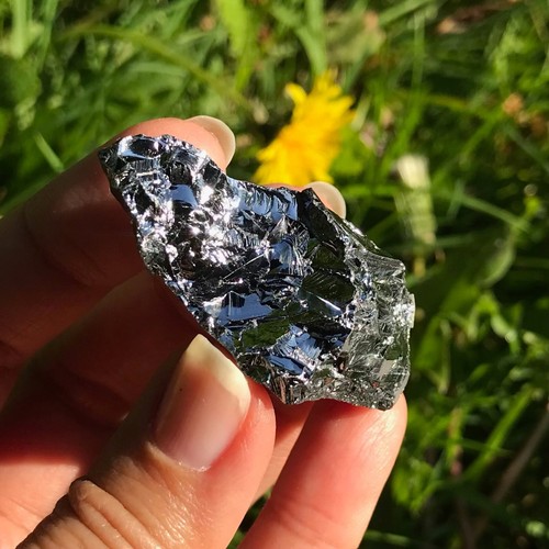 Terahertz silver stone rough - stone,