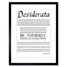 Desiderata Ehrmann Placidly