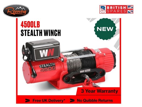 Stealth electric winch 12v - winch,