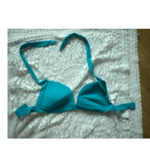 Turquoise halter padded - halter,