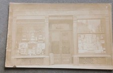 Postcard Bates Brothers Grocery Store Hertford Shop Front 1912 RP Original