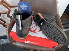 Men's black Superdry leather