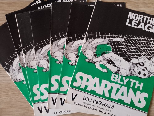 Blyth spartans home programmes - blyth,