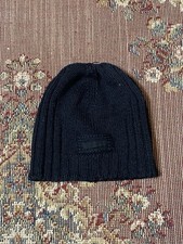Prada Knit Beanie Hat Black
