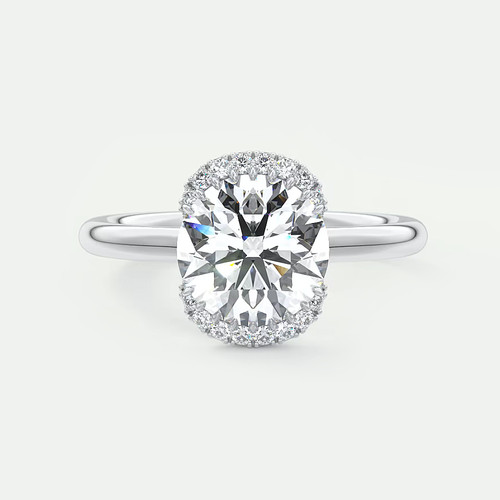 Platinum diamond ring - ring, for