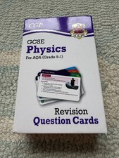GCSE  Physics AQA Revision Question Flash Cards CGP Books