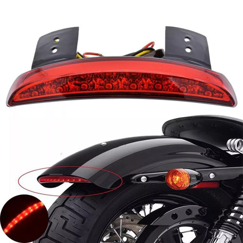 Motorcycle rear fender - fender, led