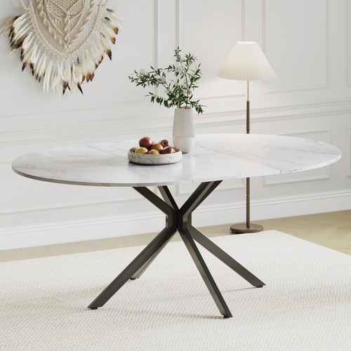Round extendable dining - round,