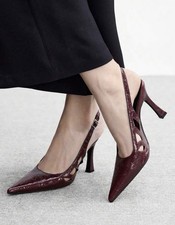 Women's Burgundy Elegant