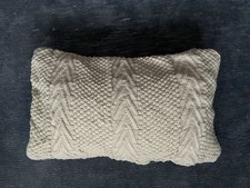 Cream  Knitted Cushion Cover