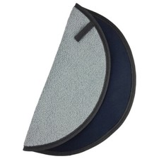 Hob Cover Charcoal Grey 100% Cotton with Grey Towelling Chefs Pad 37cm