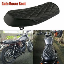Universal Motorcycle Seat Flat Brat Saddle For Yamaha Honda Suzuki Cafe Racer