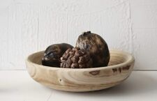 Rustic Wooden Decorative Bowl