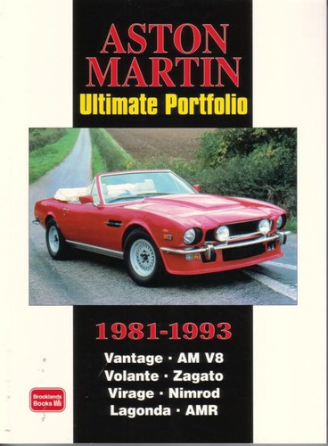 Aston martin book vantage - aston, v8