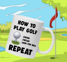 Funny Novelty How To Play Golf
