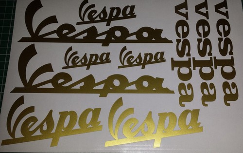 Vespa stickers all colours - stickers,