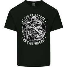 Life Is Better On Two Wheels Mens Light Cotton T-Shirt