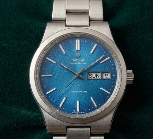 Omega geneve blue gradient - omega,