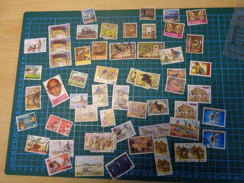 Small lot zambia stamps - zambia, stamps,