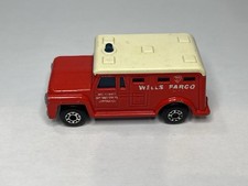 Vintage Matchbox Superfast Wells Fargo Armored Truck No.69 Diecast Lesney 1978