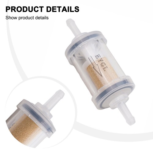 Fuel filter petrol inline cart