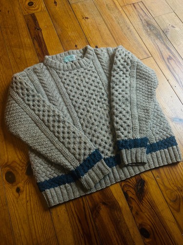 Vintage inverallan aran jumper - inverallan,