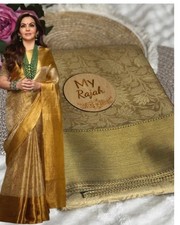 Golden Banarasi Saree Inspired