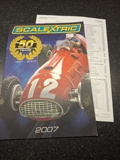 Scalextric Catalogue Edition 2007 50 Years Price List Excellent Slot Car Racing