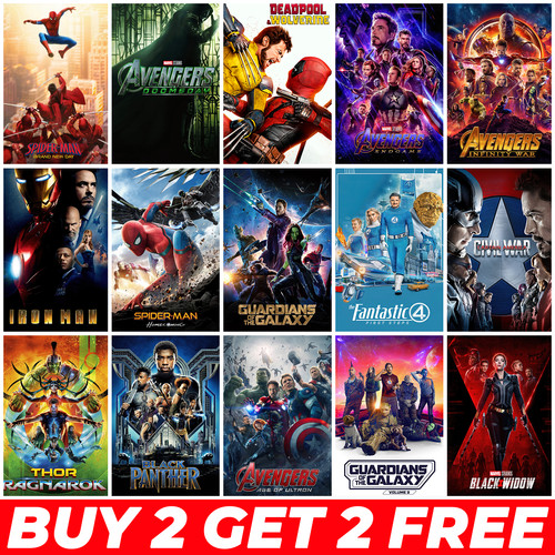 Marvel mcu movie posters - movie,