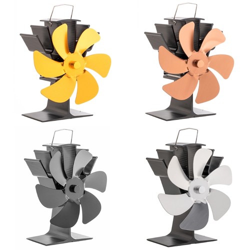 Silent heat powered stove - powered, fan