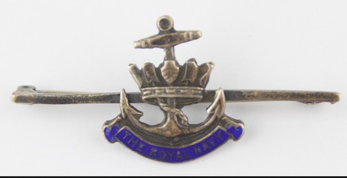 Ww2 royal navy solid silver - ww2,