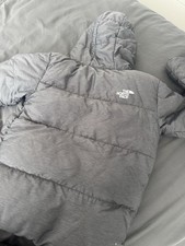 Grey North Face Jacket Kids Age 6