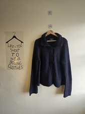 Gap Navy Chunky Knit Cardigan