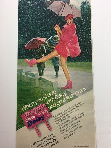1984 gillette daisy shaver - daisy,