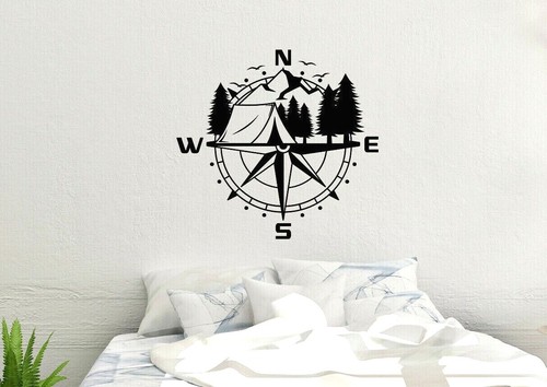 Camping mountains compass - camping,