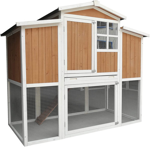 Backyard wood chicken coop - wood,