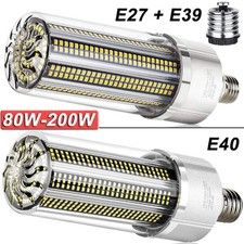 E26/E27 E39 E40 80W-200W LED Corn Light Bulb AC85-265V For Garage Shop Factory