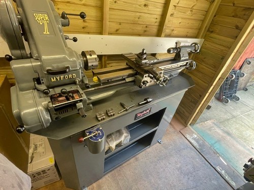 Myford super long bed lathe - myford,