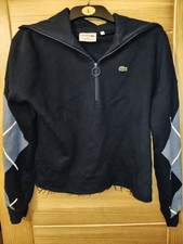 LACOSTE Womens Crop Sweatshirt