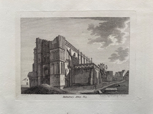 1785 antique print malmesbury - 1785, print;