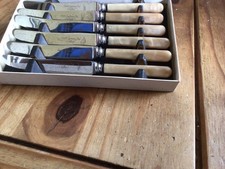 Vintage Stainless Steel Dessert Butter Knives Smith Seymour Ltd Sheffield