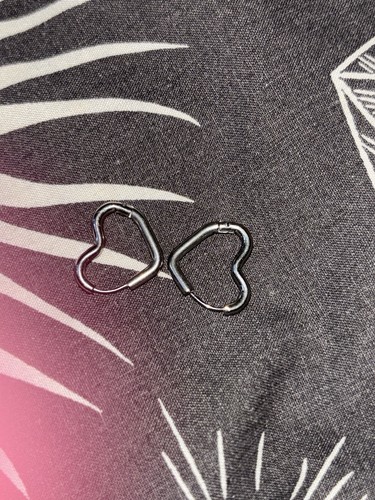 Stainless steel heart clicker - stainless,