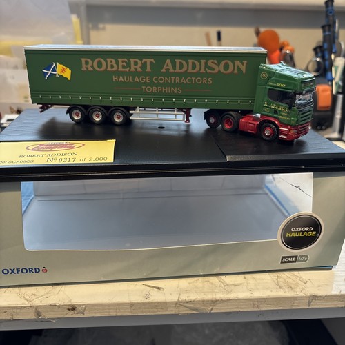 Oxford diecast haulage - diecast, scania